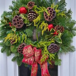 Christmas Wreath DIY Kit - Natural